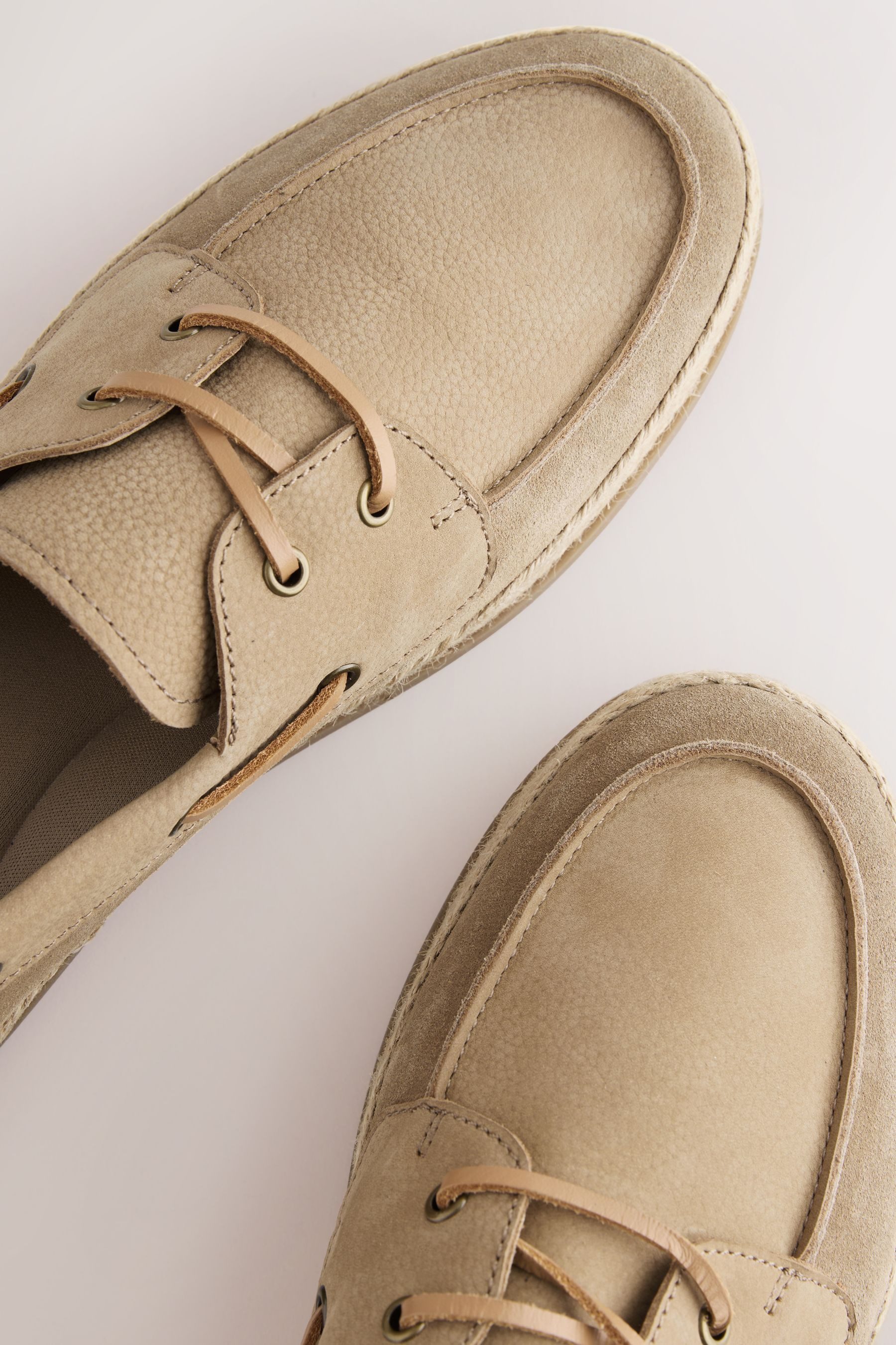 Next Segelschuhe aus Veloursleder mit Jute-Besatz Segelschuh (1-tlg)