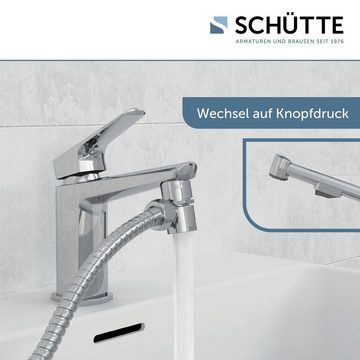 Schütte Waschbeckendusche, (Set, 3-tlg), Waschbeckenhandbrause mit Wandhalterung+Schlauch (150cm) und Adapter