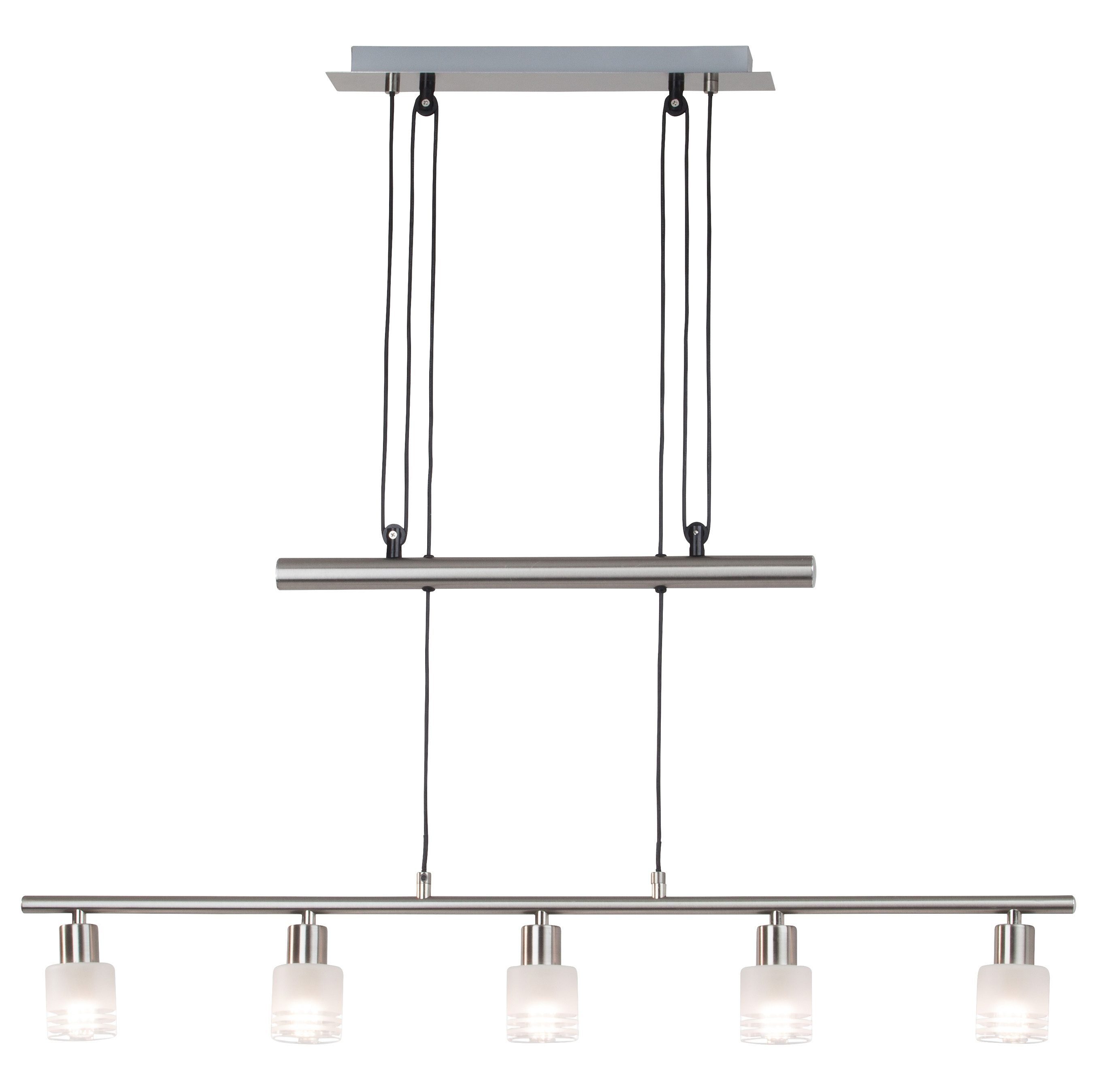 Brilliant LED Pendelleuchte LEA, Seilzugmechanismus, LED günstig online kaufen