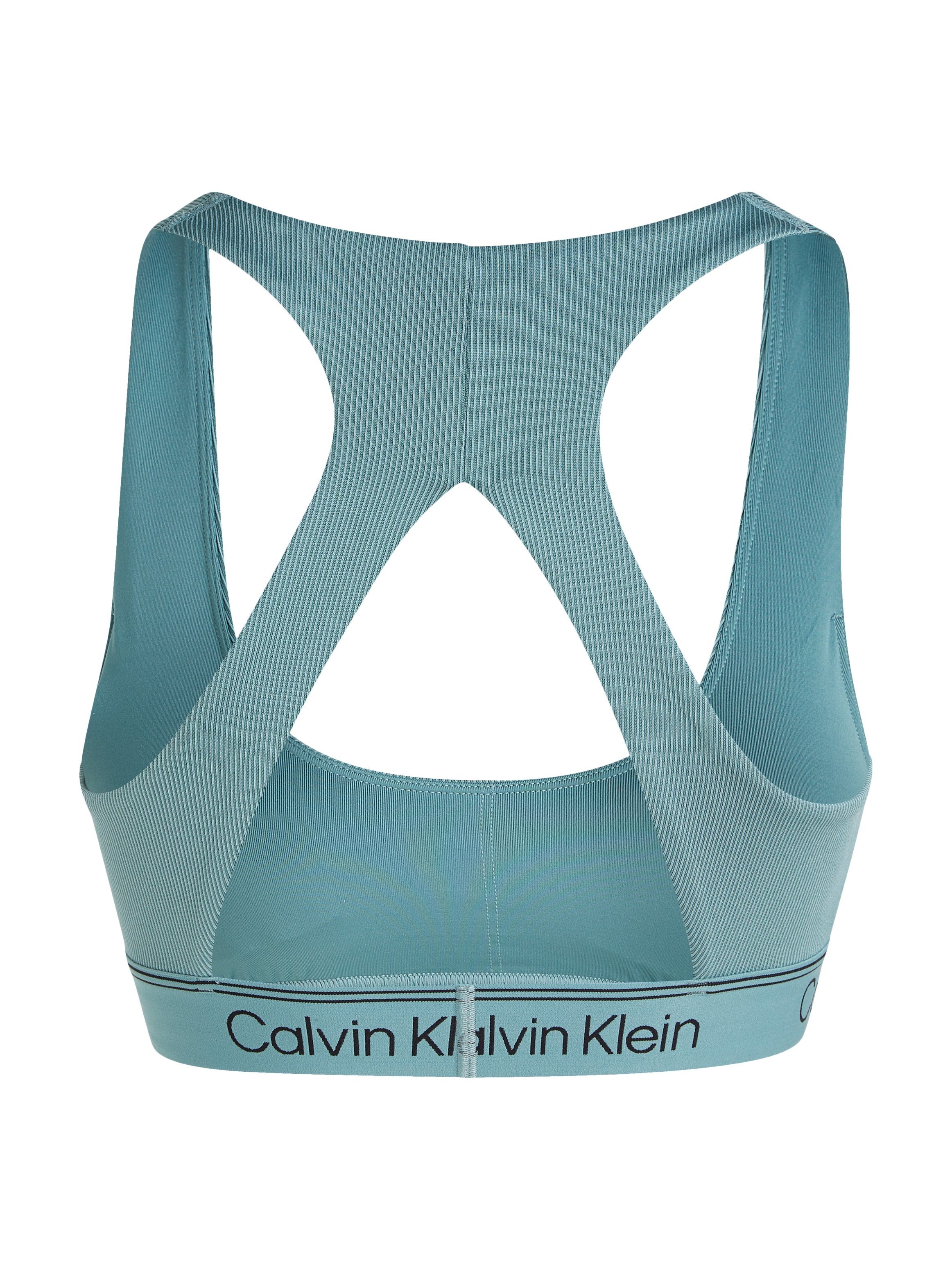 Calvin blau elastischem Sport mit Bund Sport-Bustier Klein