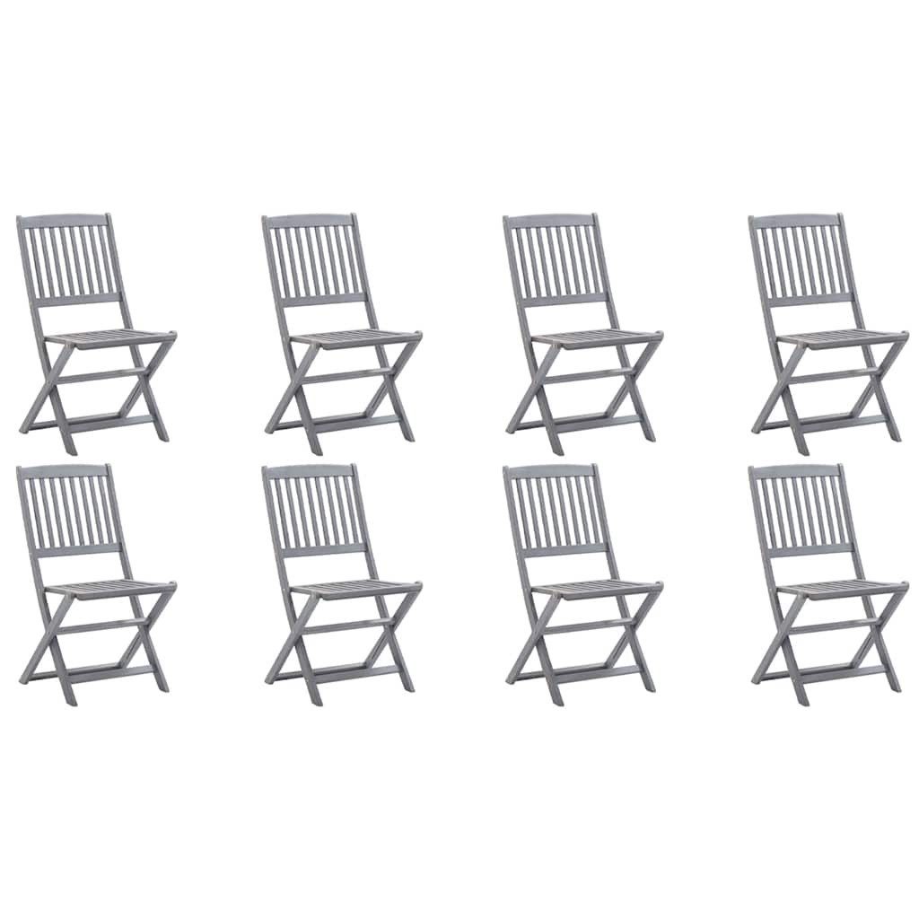 vidaXL Gartenstuhl Klappbare Gartenstühle 8 Stk. günstig online kaufen
