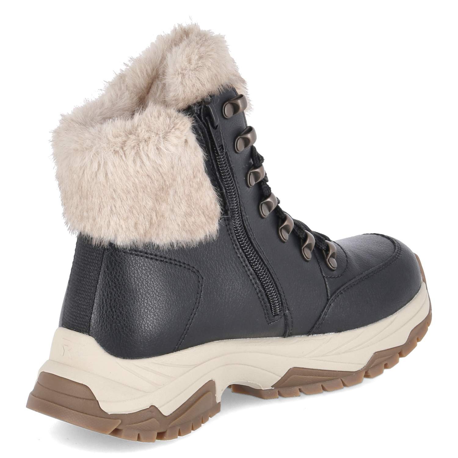 Rieker Rieker Wintersneaker W3971-00 Damen Leder & Textil black Winterstiefel – Bild 4 von 5