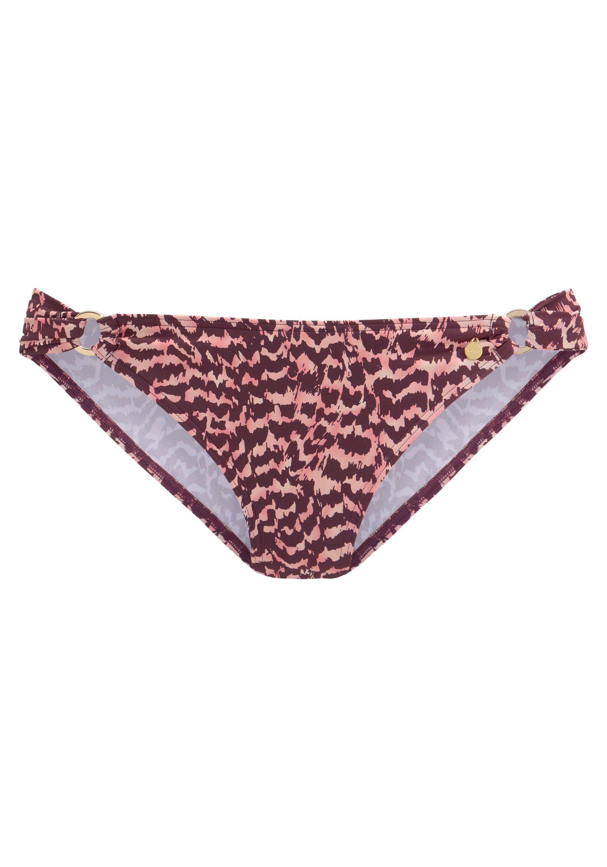 LASCANA Bikini-Hose Holly mit goldfarbenen Zierringen günstig online kaufen