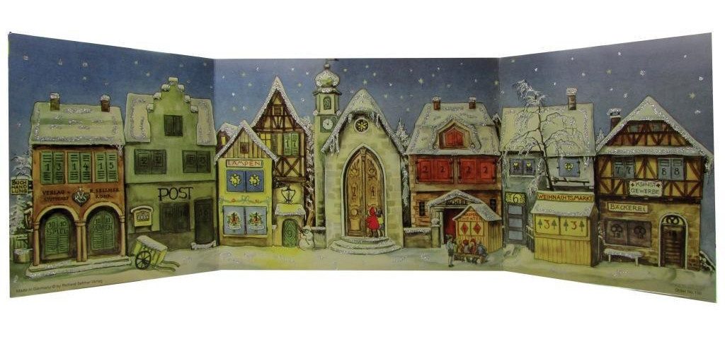 Richard Sellmer Verlag Adventskalender Adventskalender "Die Kleine Stadt von 1946"