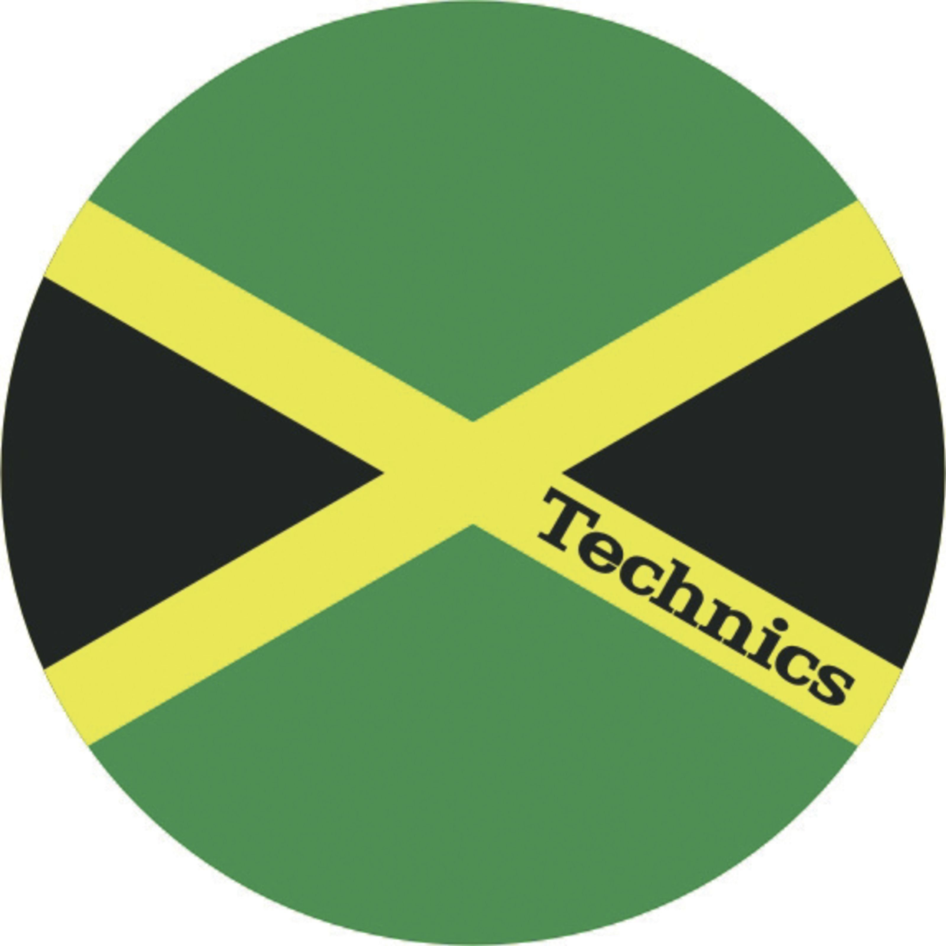 Magma Plattenspieler-Schutzhülle, Technics Slipmat Jamaika (Paar) - Slipmat für Plattenspieler