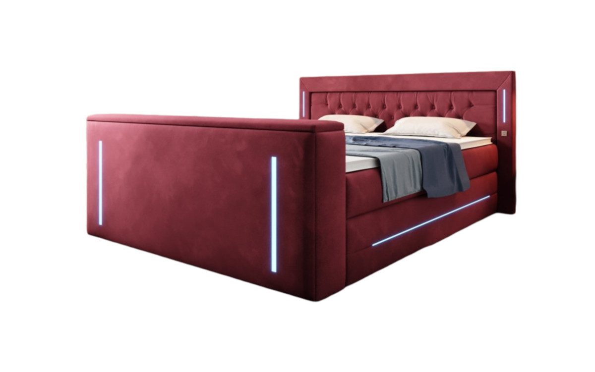 Luxusbetten24 Boxspringbett Divalo, mit TV Lift günstig online kaufen