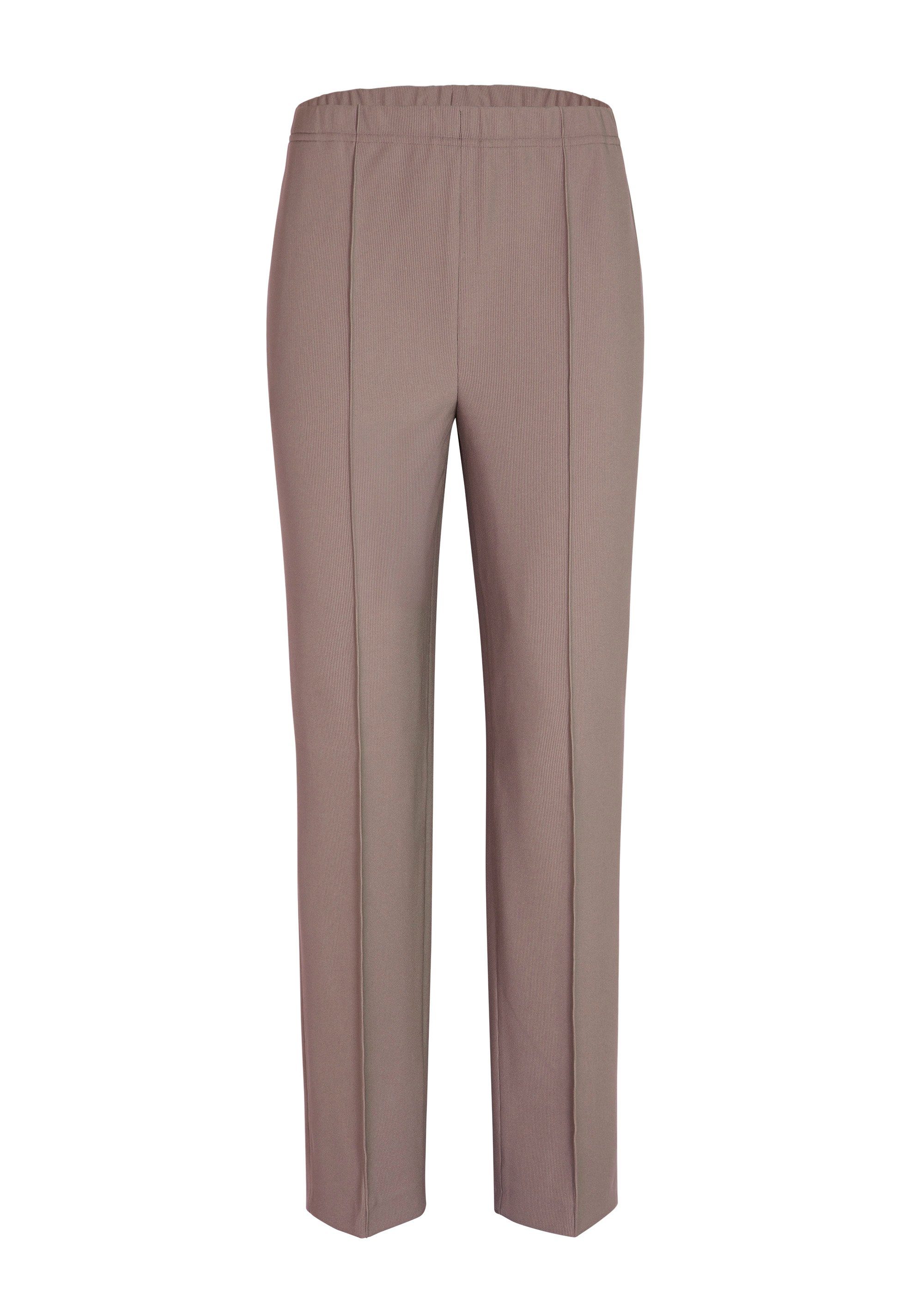 Comfort Schlupfhose mit Best taupe schmalem Bein, Helgi3-70K Stehmann Komfortable Schlupfhose