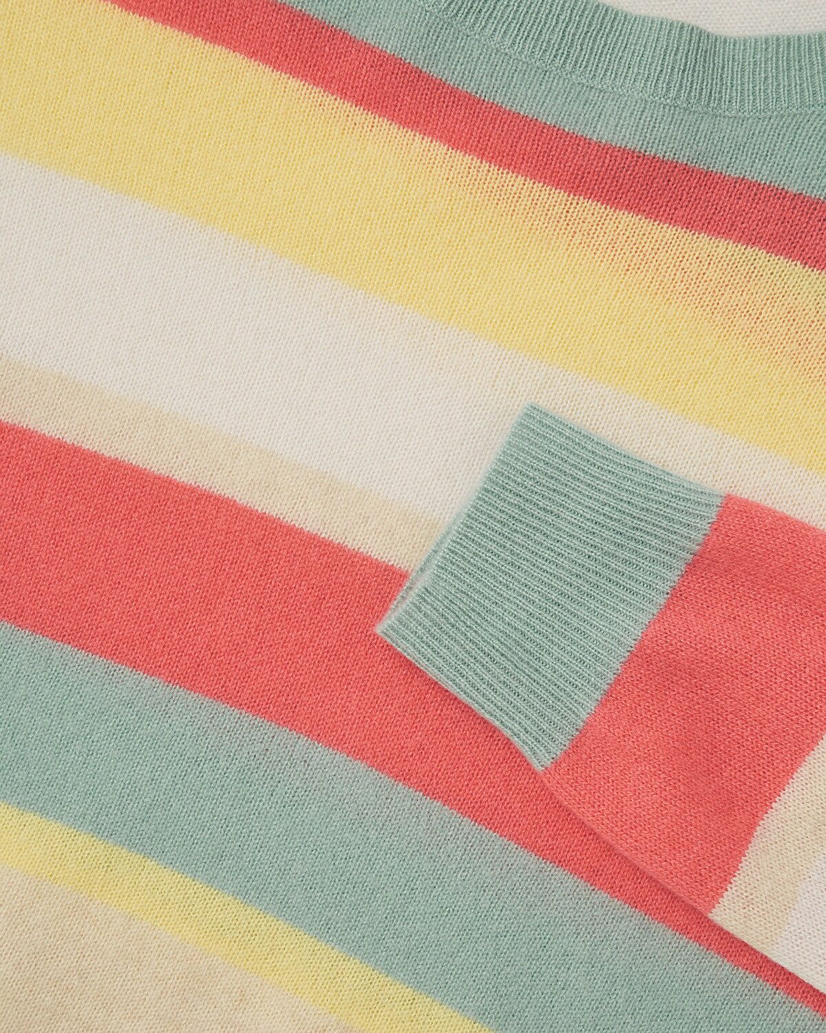 Brigitte von Schönfels Strickpullover Kaschmir Streifenpullover