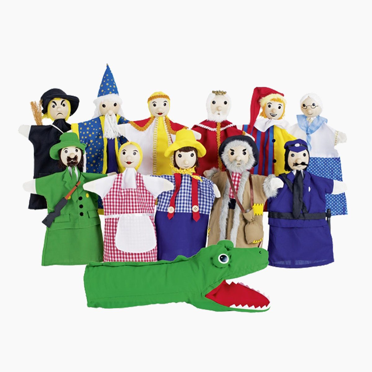 goki Handpuppe Handpuppen 12er Set (Packung, 12-tlg., spar packung), für lu günstig online kaufen