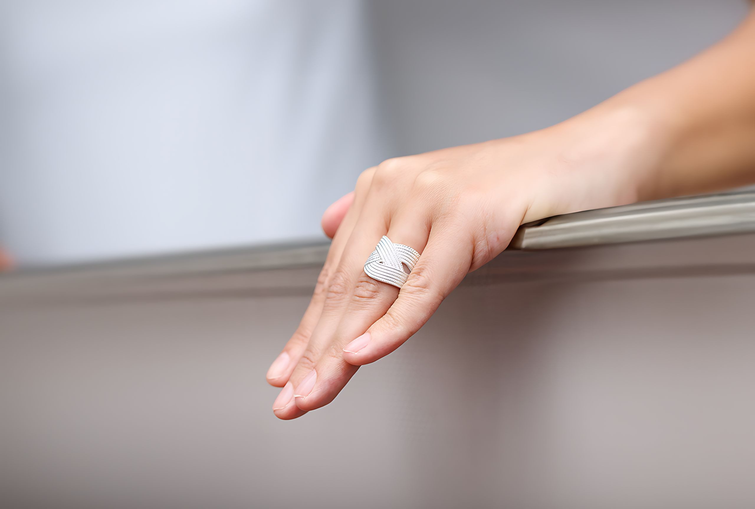 SILBERMOOS Silberring Feiner Flechtring, 925 Sterling Silber günstig online kaufen