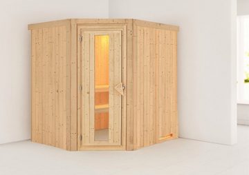 Karibu Sauna Stine, BxTxH: 196 x 170 x 198 cm, 68 mm, (Set) ohne Ofen