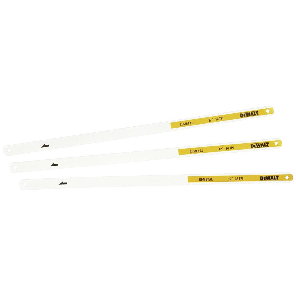 DeWalt Sägeblatt Bi-Metall-Sägeblätter 300mm 3er mit 18 / 24 / 32 TPI DEWALT DWHT0-2055