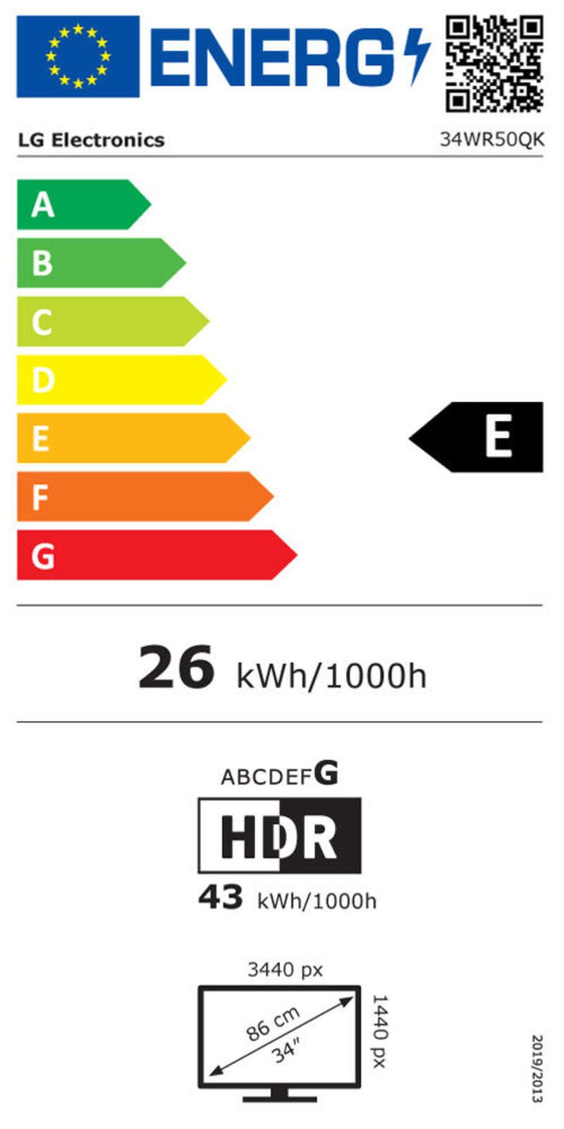Energieeffizienzklasse: 