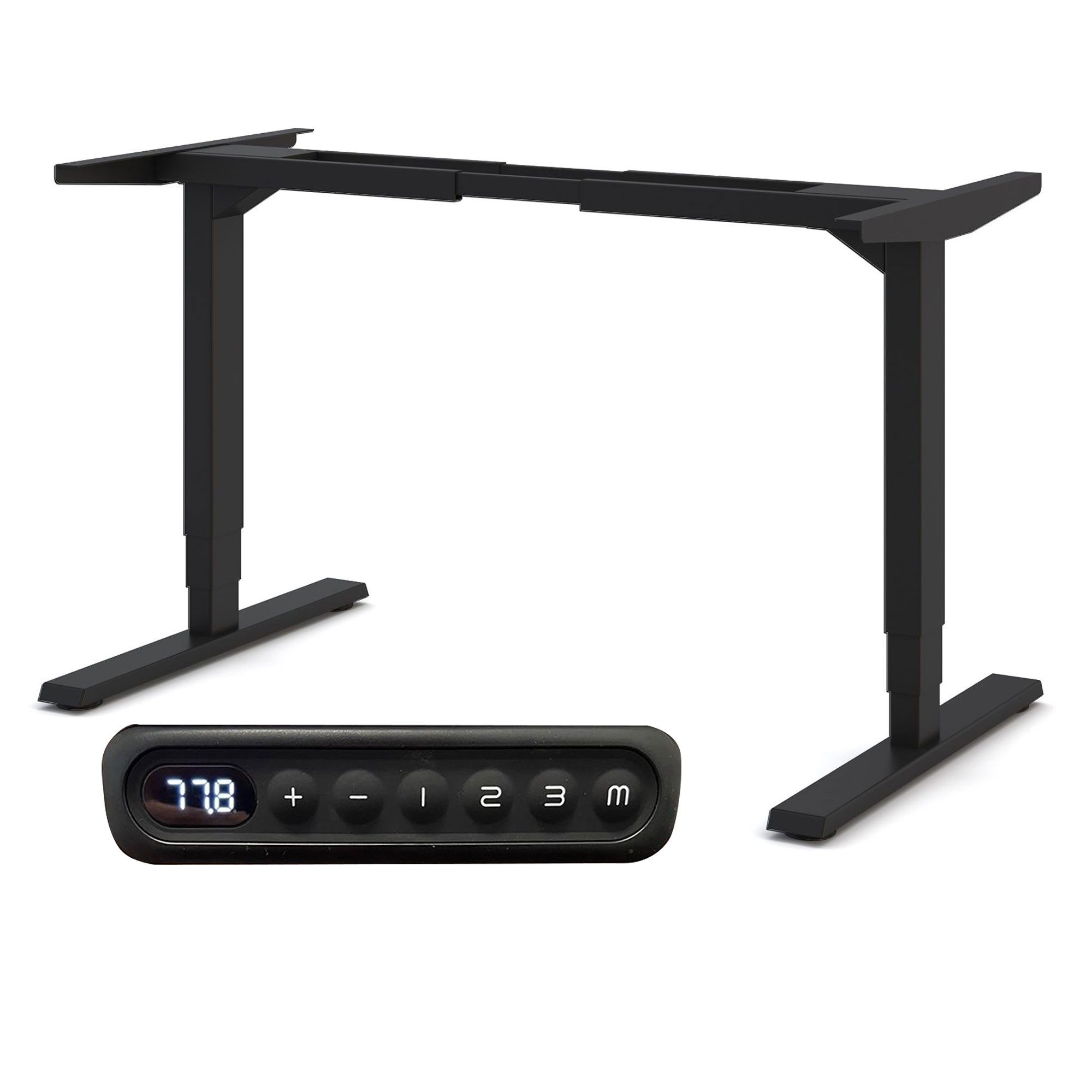ASSMANN Büromöbel Schreibtisch Y-Line Curved (Elektrisch höhenverstellbar, Teleskopierbar 120-180cm, einfache Montage, für Büro und Homeoffice), 5 Jahre Herstellergarantie