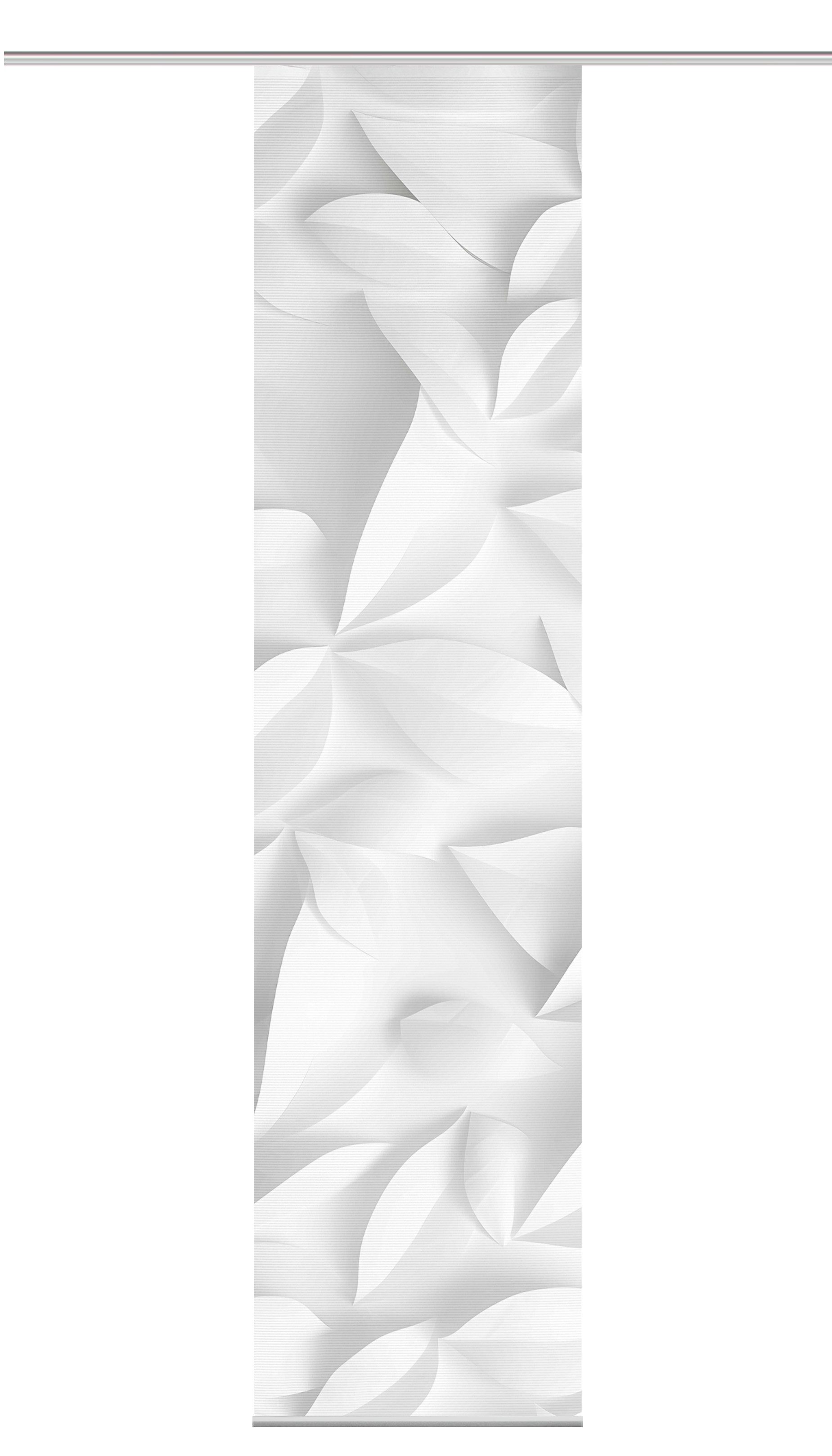 Vision Schiebegardine FLYNN (1 St), Paneelwagen, halbtransparent, SCHIEBEVORHANG, BAMBUS, DIGITALDRUCK