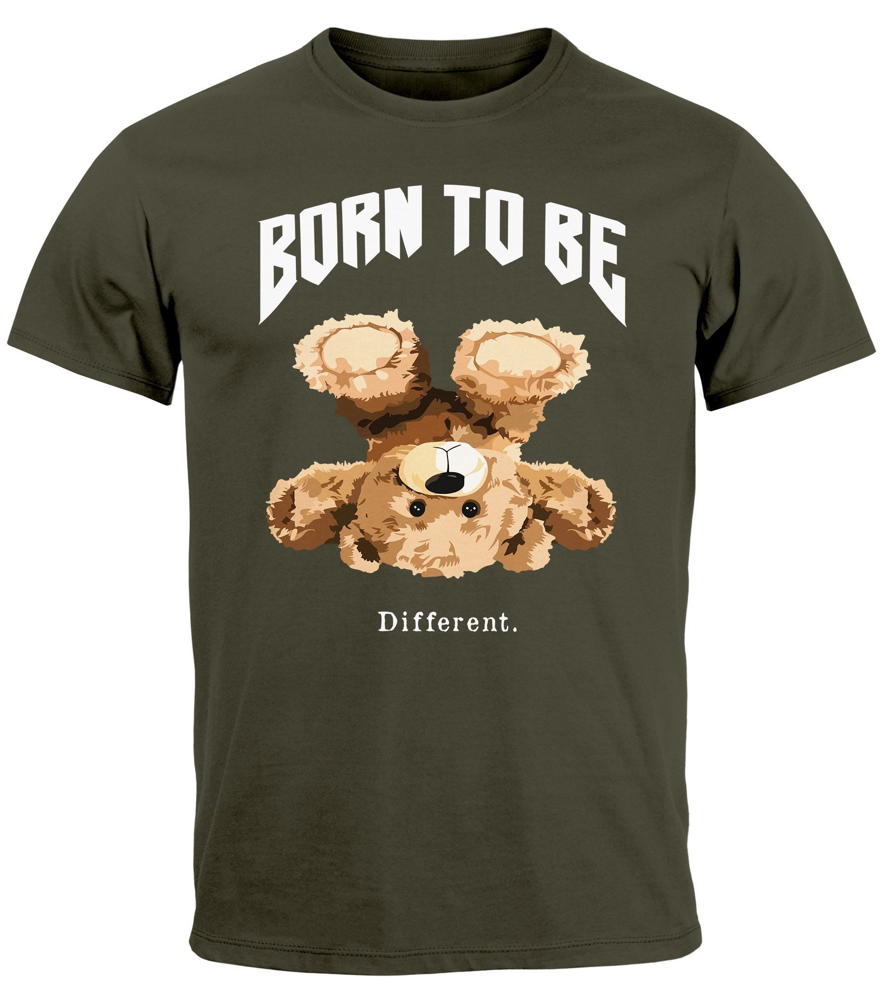 Neverless Print-Shirt Herren T-Shirt Printshirt Born günstig online kaufen