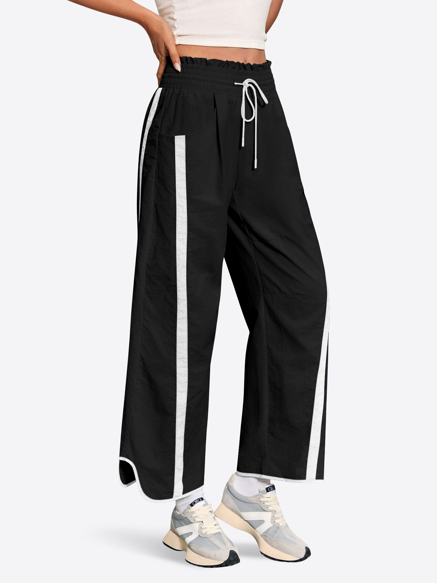 Imily Bela Sporthose Damen Weit Geschnittene Hose (Packung, 1-tlg., 1per-Pa günstig online kaufen