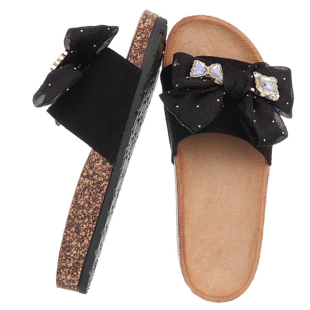 Ital-Design Elegante Damen-Sandalen mit Schleife und günstig online kaufen