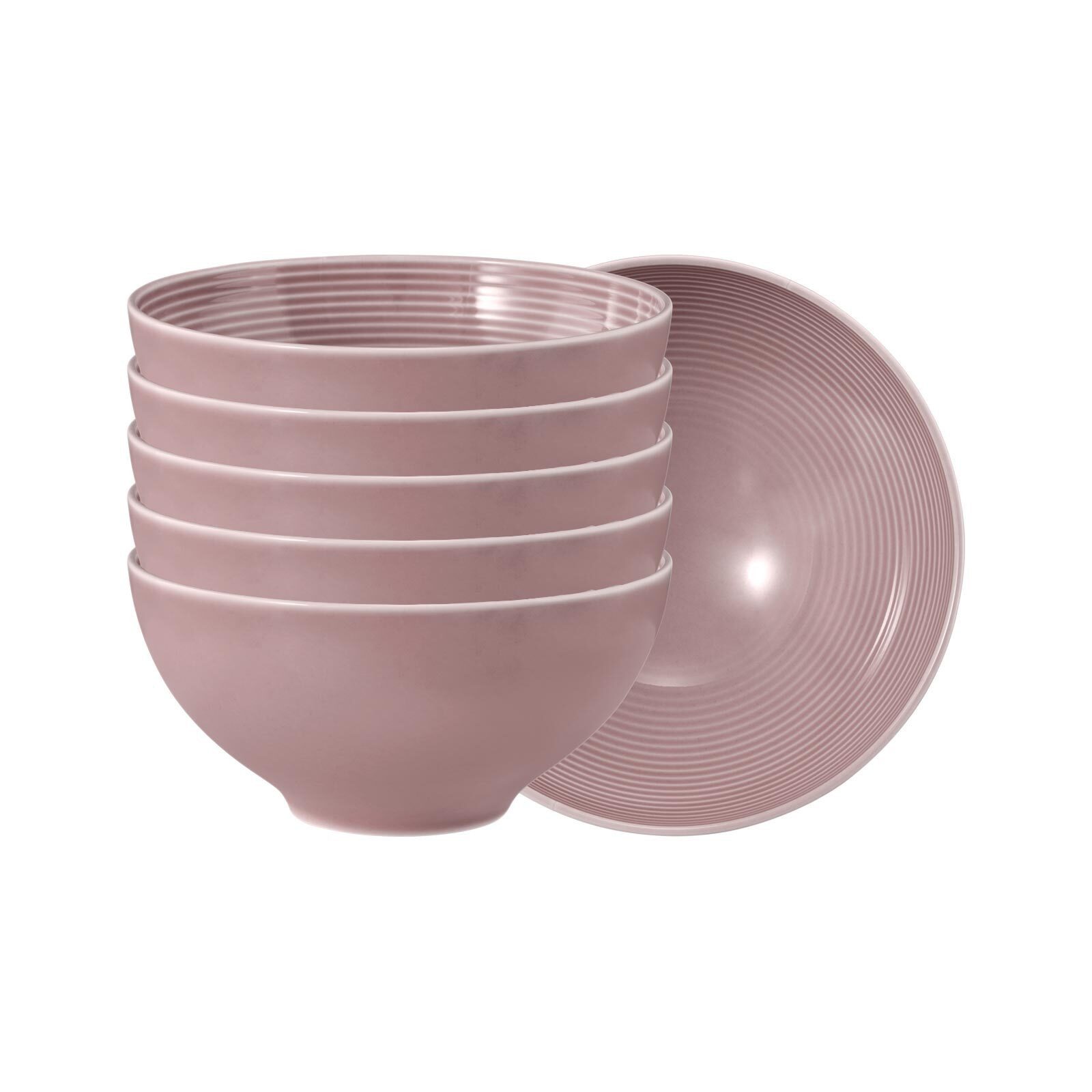 Seltmann Weiden Schale Beat Color Glaze Müslischalen ø 15,7 cm 6er Set, Porzellan, (6 Schalen, 6-tlg)