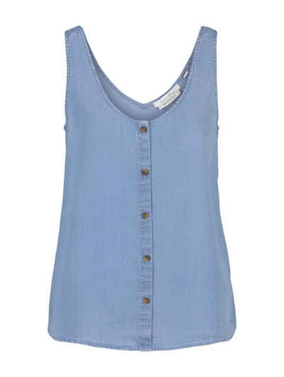 TOM TAILOR T-Shirt tencel top with but