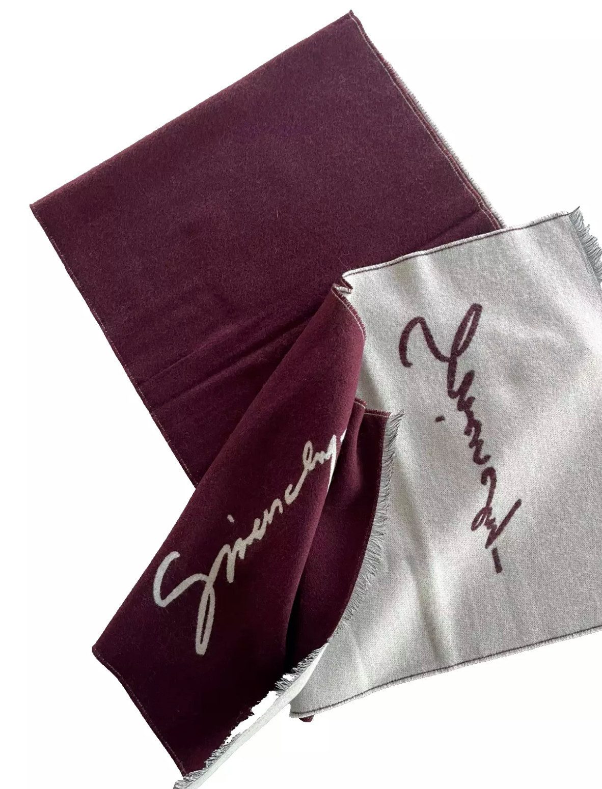 GIVENCHY Strickschal Schal Signature Logo Unisex Bi Color, Die zweifarbige Gestaltung – eine elegante Kombination