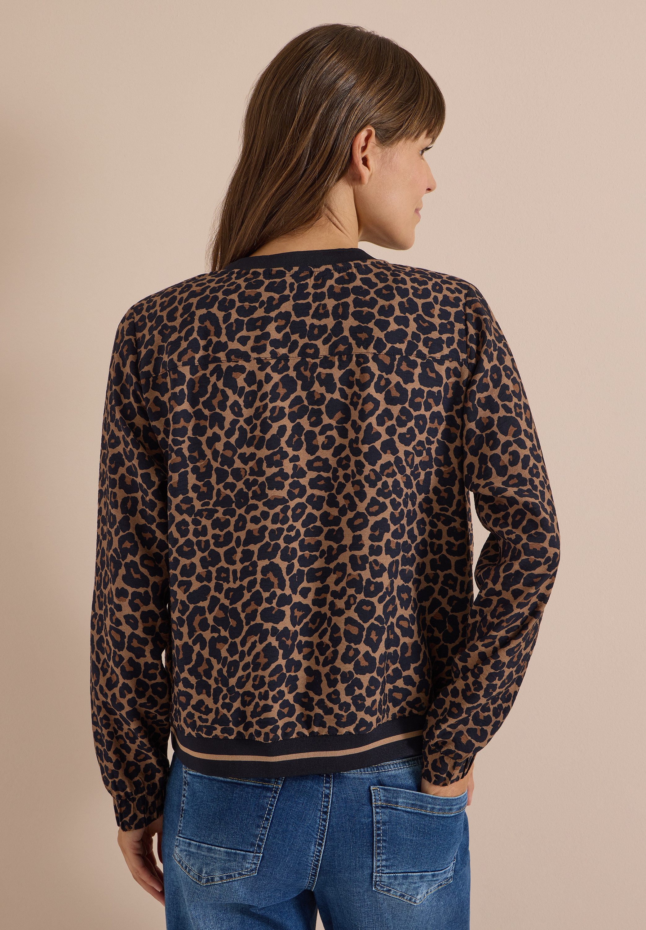 CECIL Blouson aus softem Materialmix