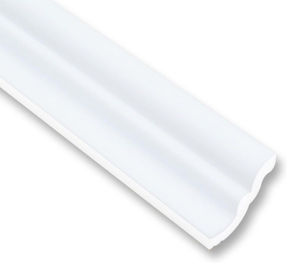 Thumbnail - MDEKOR Deckenleiste Styropor-Leisten XPS Stuckleisten Abschlussleiste Weiss Deckenleisten, 100 Meter /50 Leisten, 50-St.
