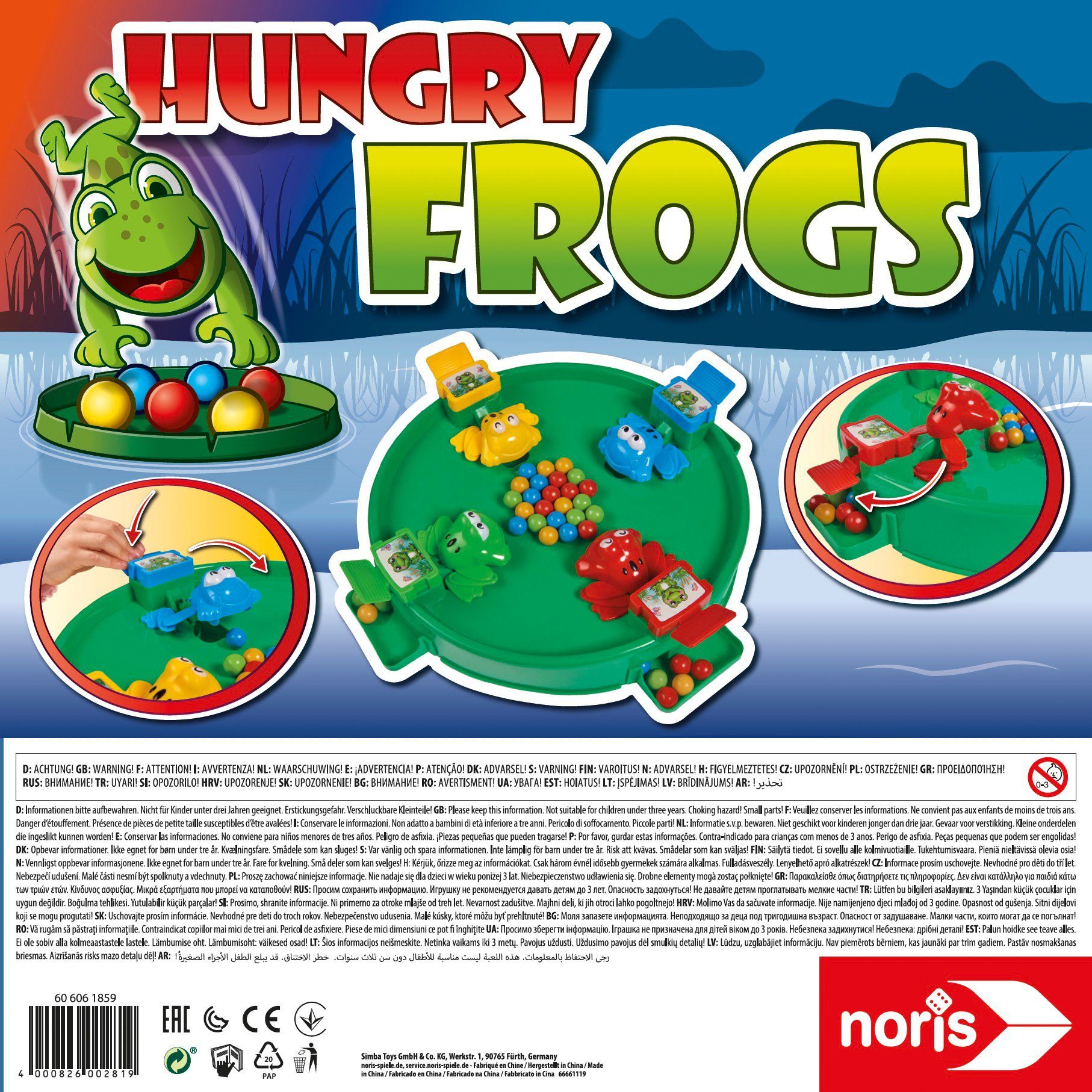 Spiel, Noris Hungry Frogs