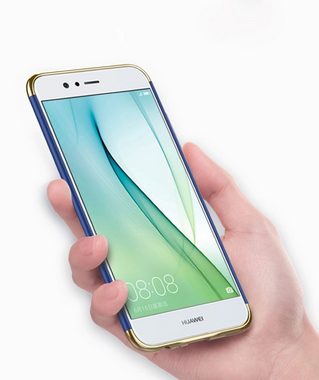 König Design Handyhülle Huawei Nova 2, Huawei Nova 2 Handyhülle Backcover Gold