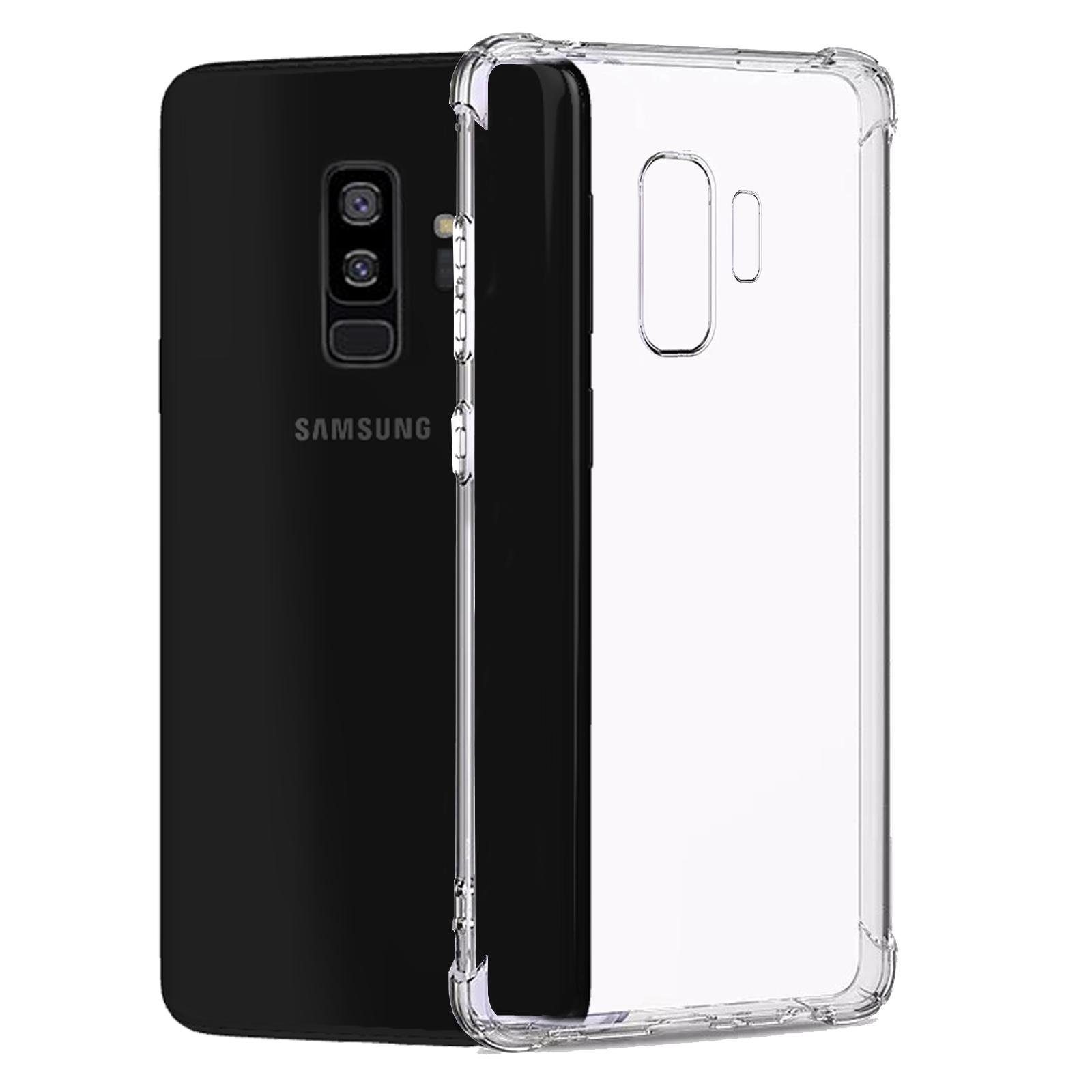 Numerva Handyhülle Anti Shock Case für Samsung Galaxy S9 Plus, Air Bag Schutzhülle Handy Hülle Bumper Case