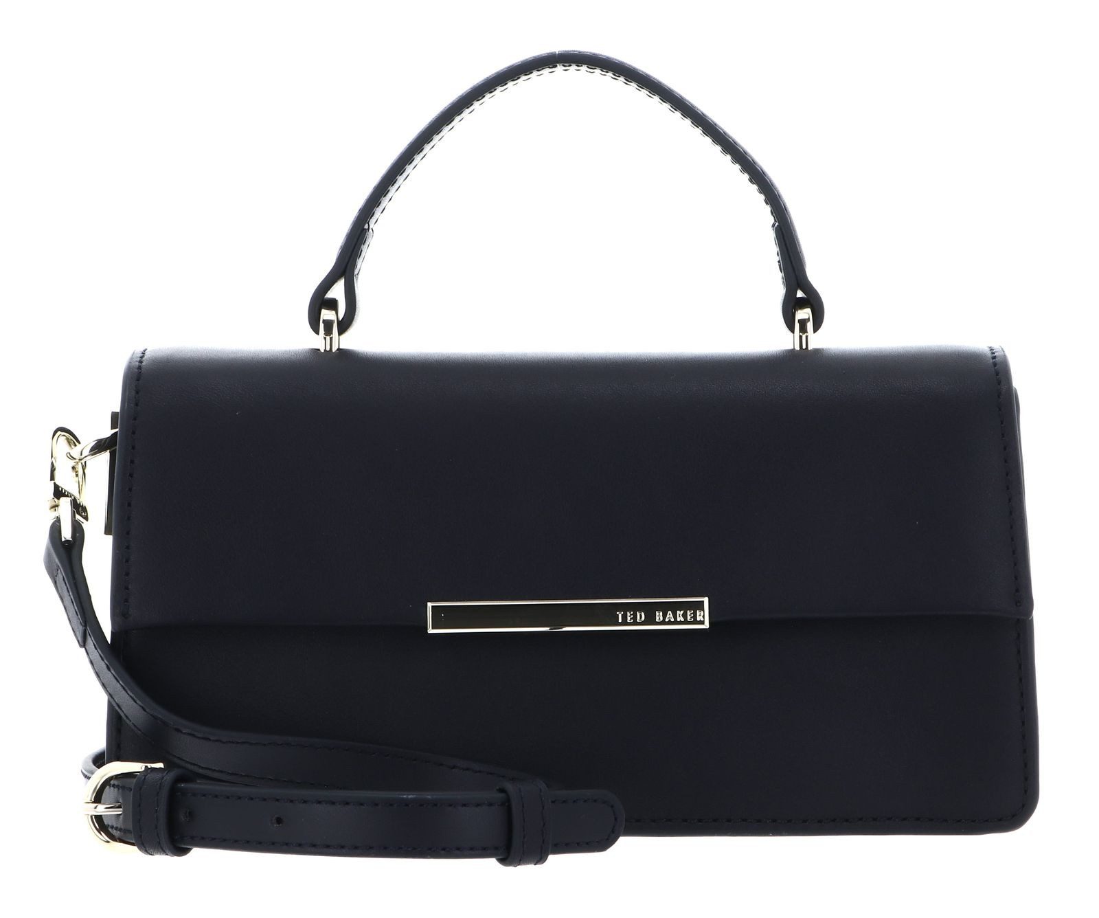 Ted Baker Umhängetasche Bar Detail Elongated Top Handle Bag, aus echtem Leder