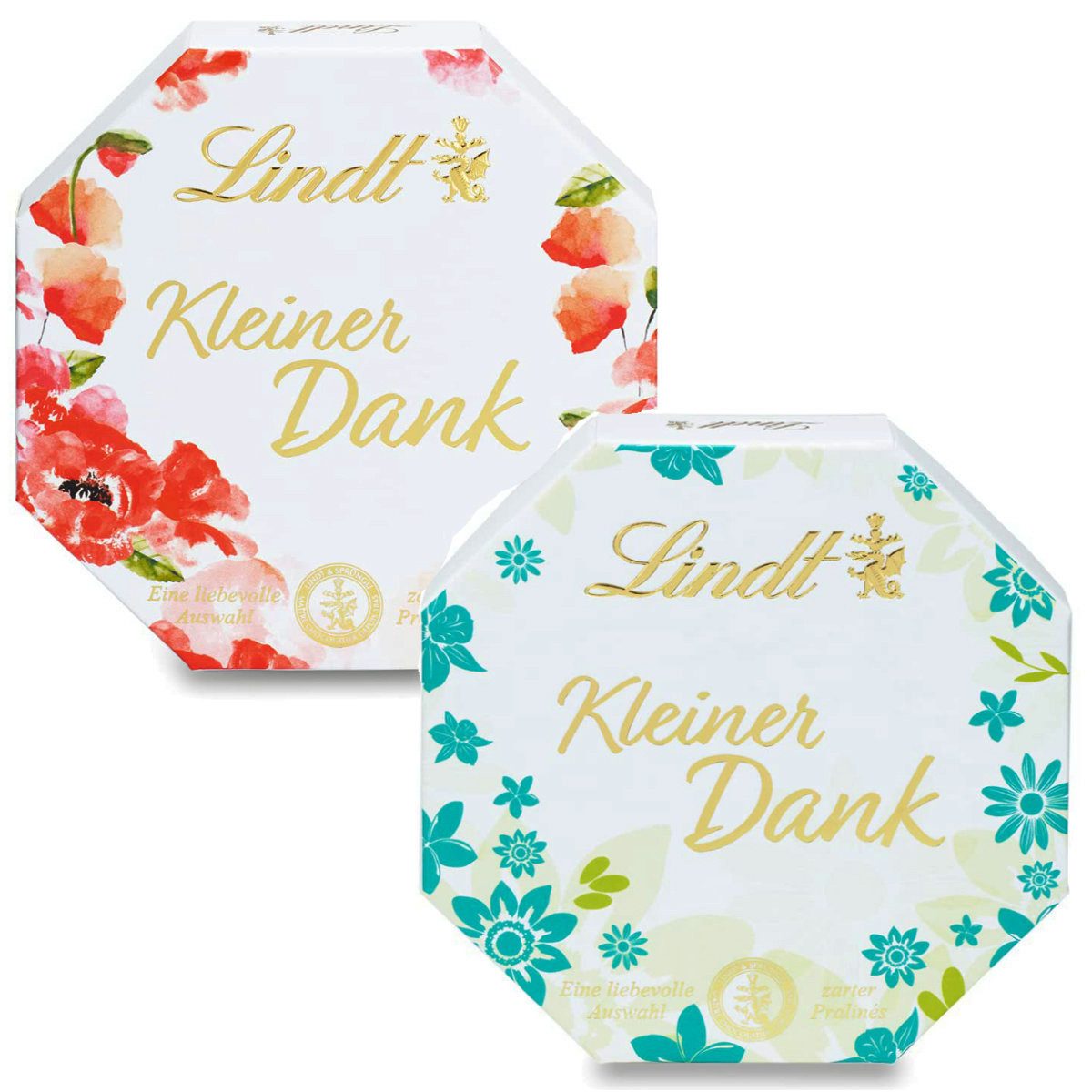 LINDT Schokolade, Lindt Kleiner Dank Pralinen Mischung in schöner Geschenkverpackung 40g