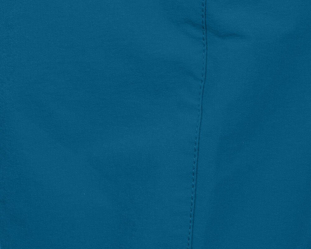 VIDAA COMFORT leicht, Outdoorhose Wanderhose, 3/4 Capri Saphir strapazierfähig, Bergson Damen Normalgrößen, blau