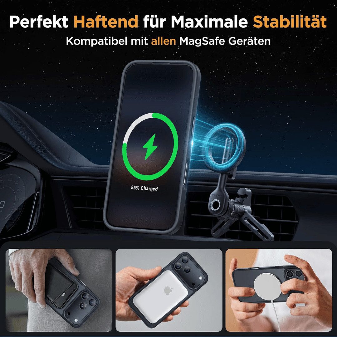 SmartUP Smartphone-Hülle für Apple iPhone 18 Pro MagSafe Case Handyhülle Smart Cover Magnet 6,3, MagSafe-Technologie, integrierter Kameraschutz – Bild 5 von 5