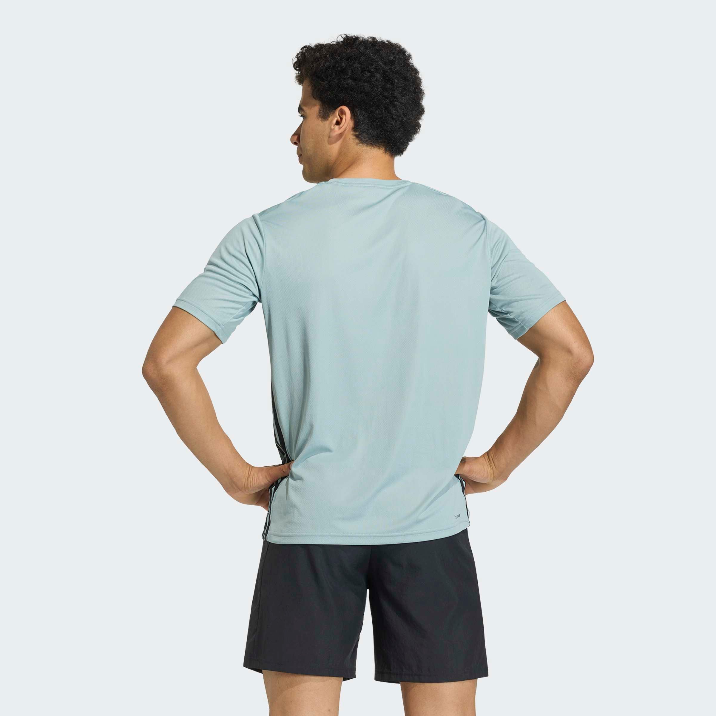 adidas Performance T-Shirt WORKOUT ESSENTIALS BASE 3-STREIFEN günstig online kaufen