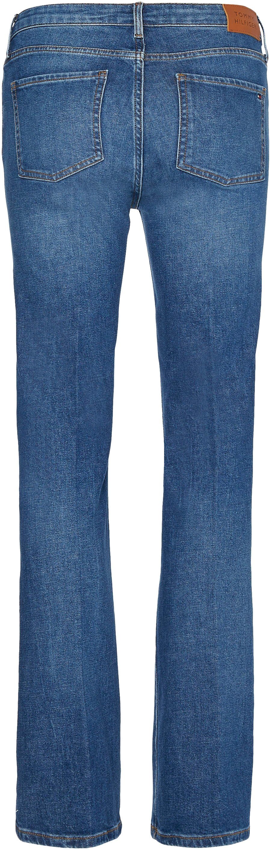 Tommy Hilfiger Bootcut-Jeans BOOTCUT RW Hilfiger mit PATY Tommy Logo-Badge