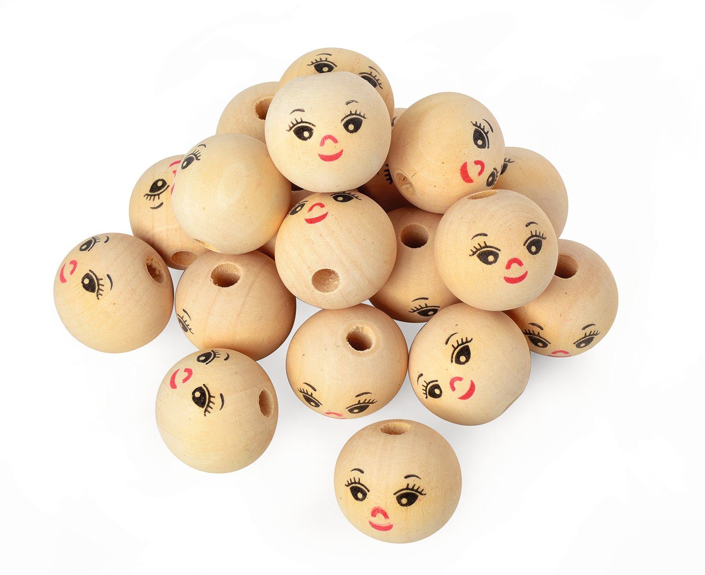 VBS XXL Dekofigur Holzkugeln (25 St), 25 Stück, Ø 30 mm günstig online kaufen