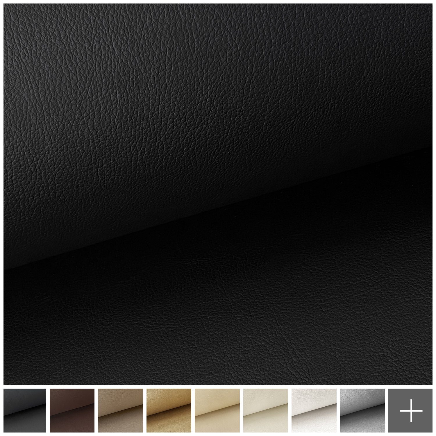 novely® Stoff FLEN Kunstleder UV+ Outdoorstoff Möbelstoff, Antibakteriell, schimmel-, chlor- & salzwasserfest, Meterware, 1lfm