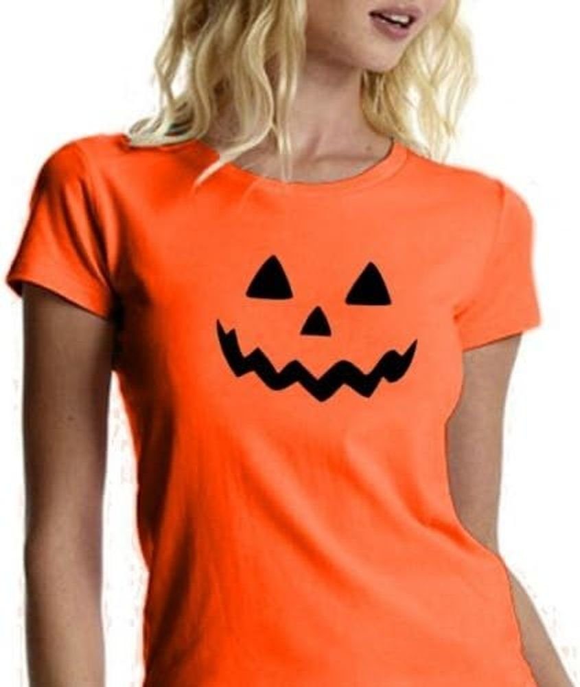 coole-fun-t-shirts Print-Shirt HALLOWEEN Damen, Herren, Kinder Familien T-Shirt orange S M L L XL XXL