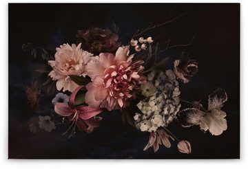 A.S. Création Leinwandbild Blossom Variety, Blumen (1 St), Romantische Blumen, Rosen Keilrahmen Bild