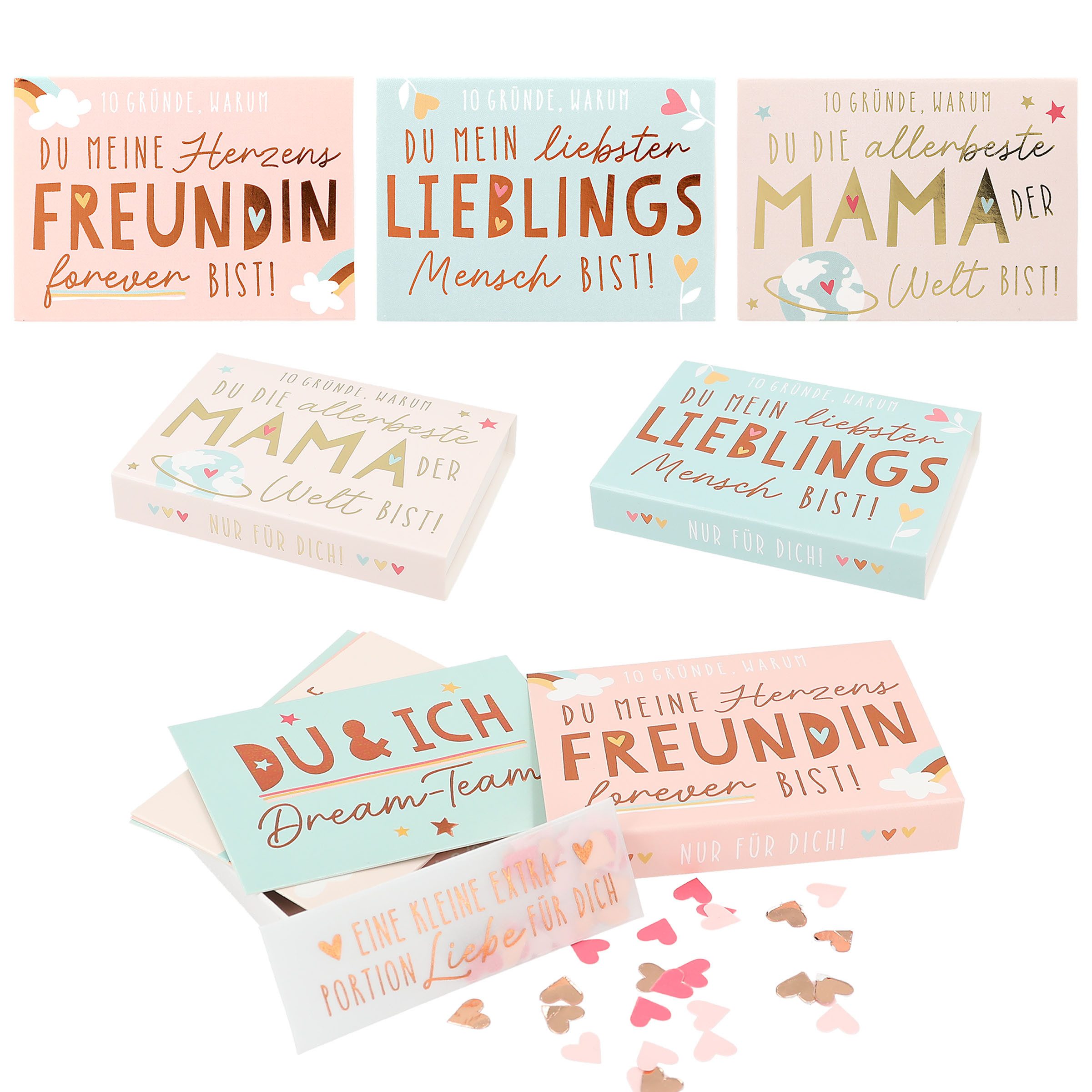 Depesche Geschenkkarte DEPESCHE Karten kleine Komplimente in der Schachtel