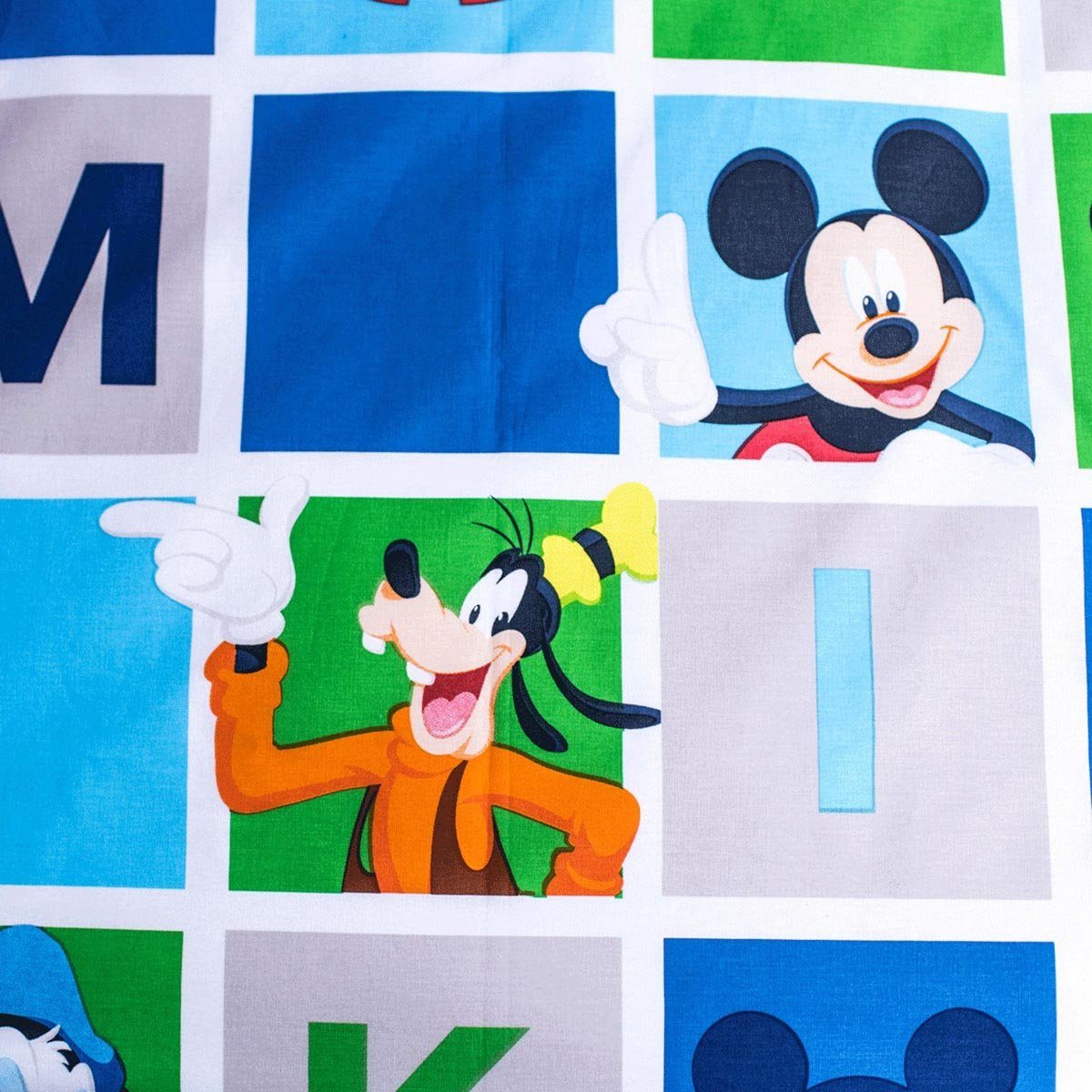 Disney Kinderbettwäsche Disney Micky Maus Kinderbettwäsche 100x135 + 40x60 cm Baumwolle, Renforcé, 2 teilig – Bild 5 von 5