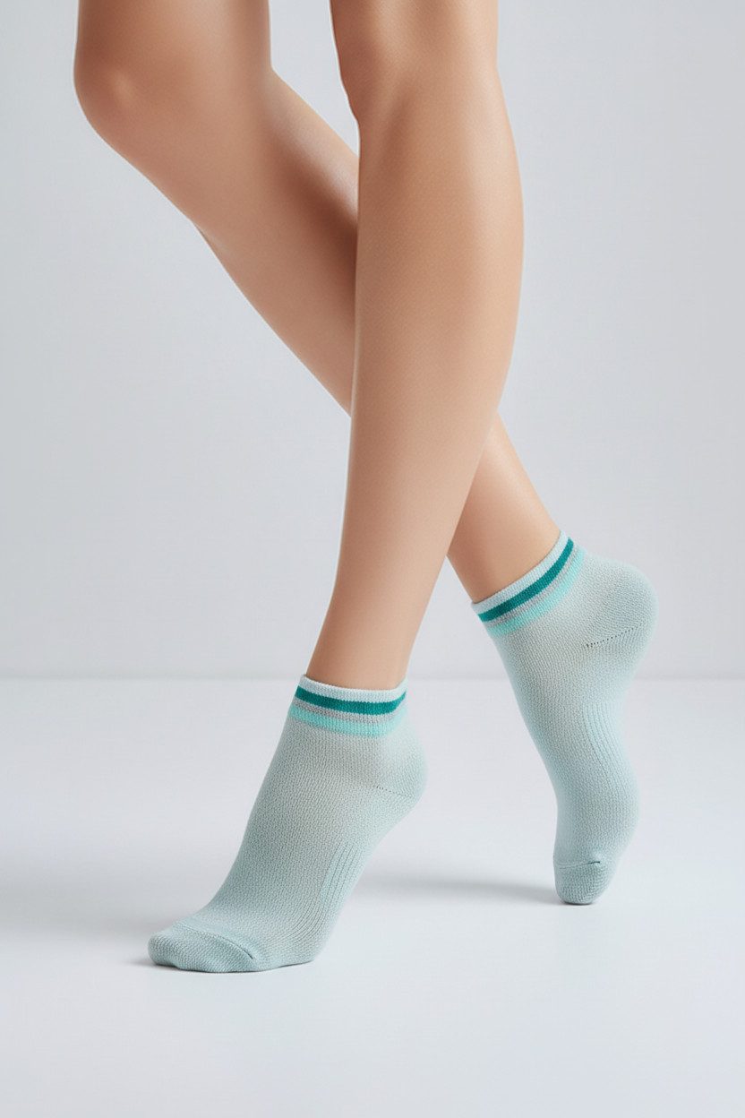 DAILYSOCKS Sneakersocken MELIA mit femininer Note (1-Paar)