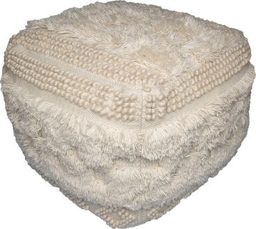 Kayoom Pouf Pouf Bohist 125 50cm x 50cm (1-St), handgefertigt, Unikat, sehr gut kombinierbar