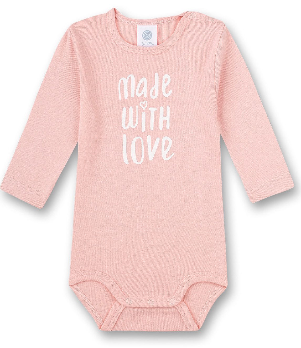 Sanetta Langarmbody Baby Mädchen Body Langarm Baumwolle Print