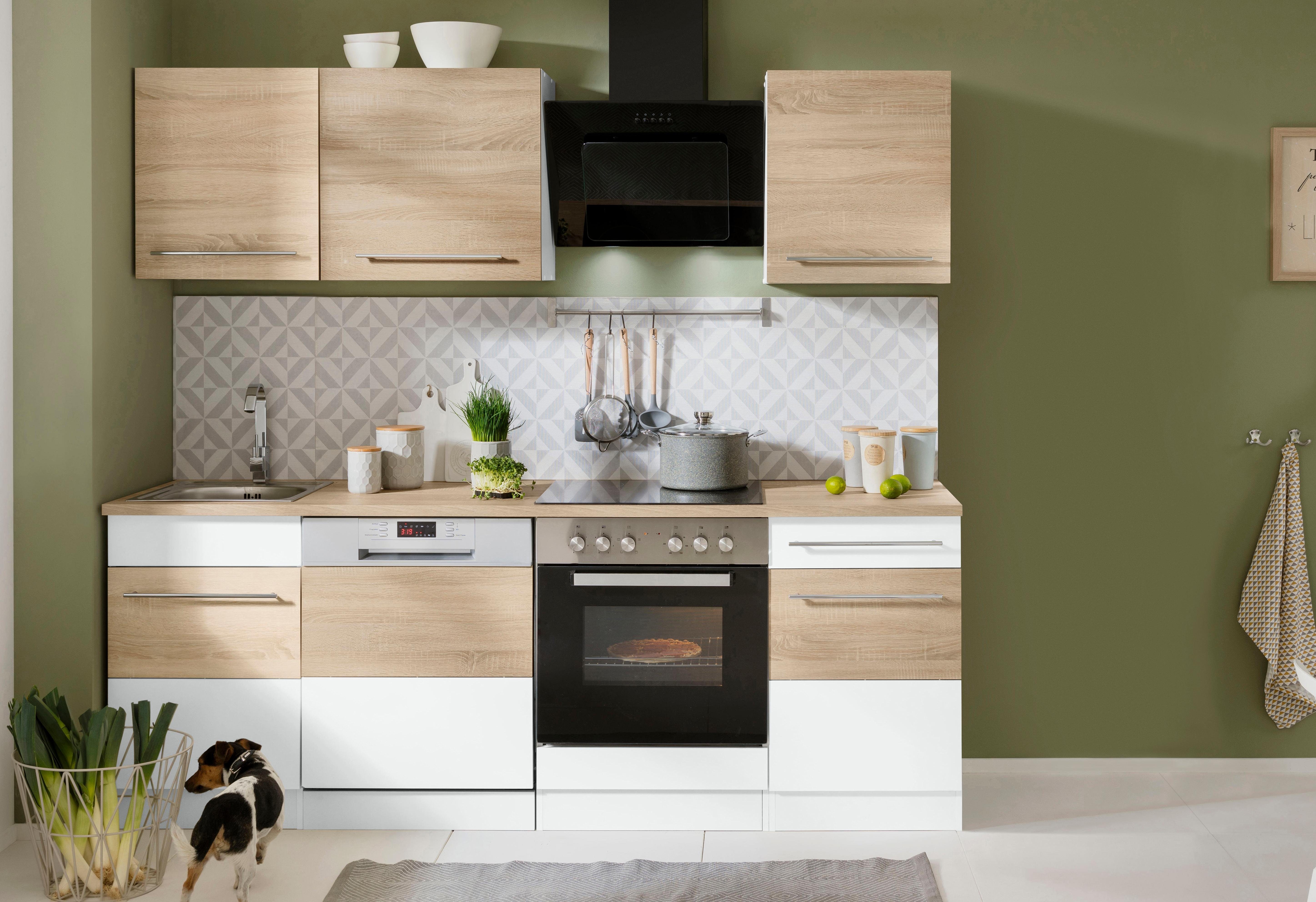 KOCHSTATION Küchenzeile KS-Trient, Breite 220 cm, wahlweise mit E-Geräten, günstig online kaufen