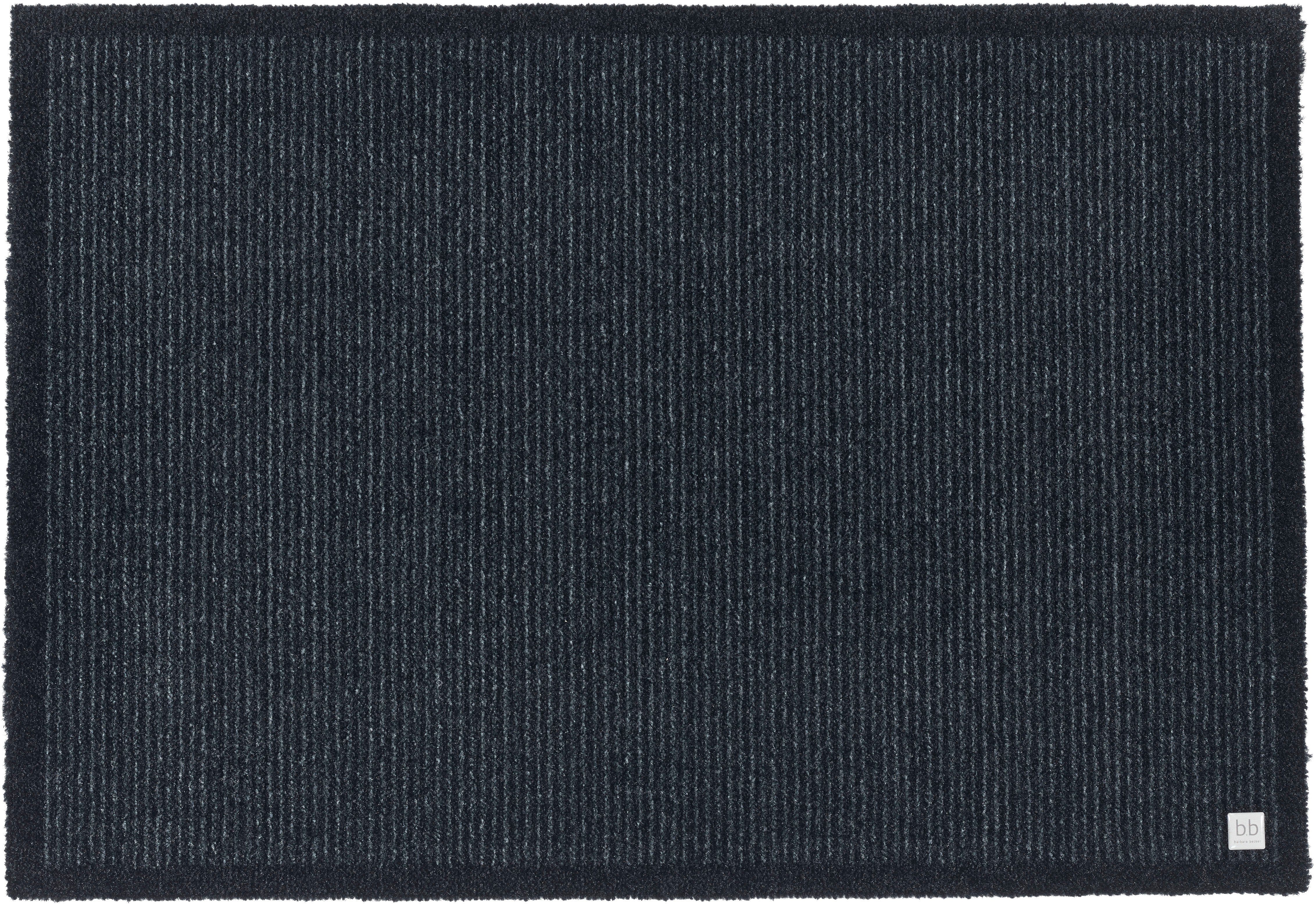 Fußmatte Gentle, Barbara Becker, rechteckig, Höhe: 10 mm, Schmutzfangmatte, dezentes Streifen Design, waschbar