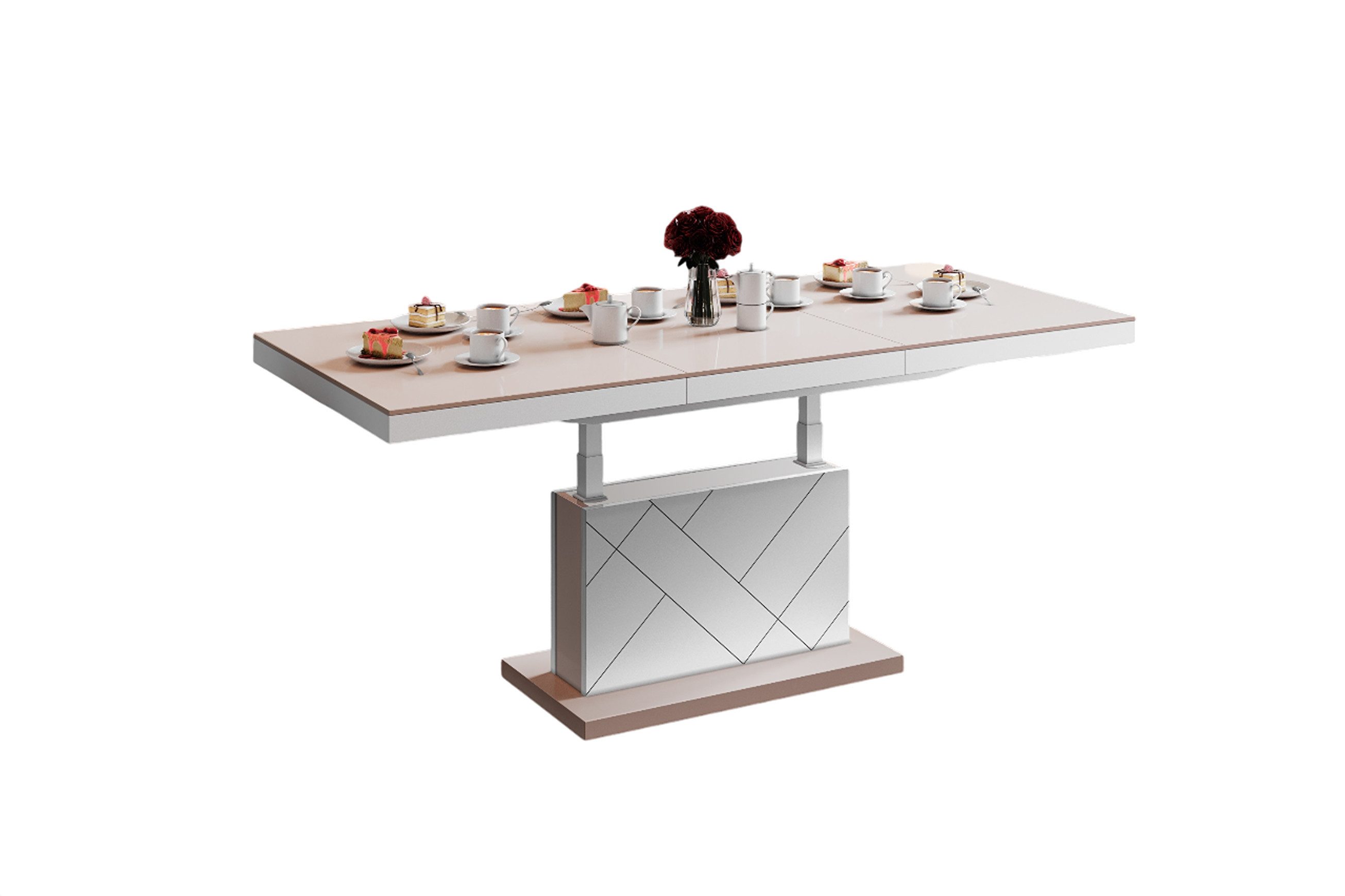 designimpex Couchtisch Design HM-333 Cappuccino / günstig online kaufen