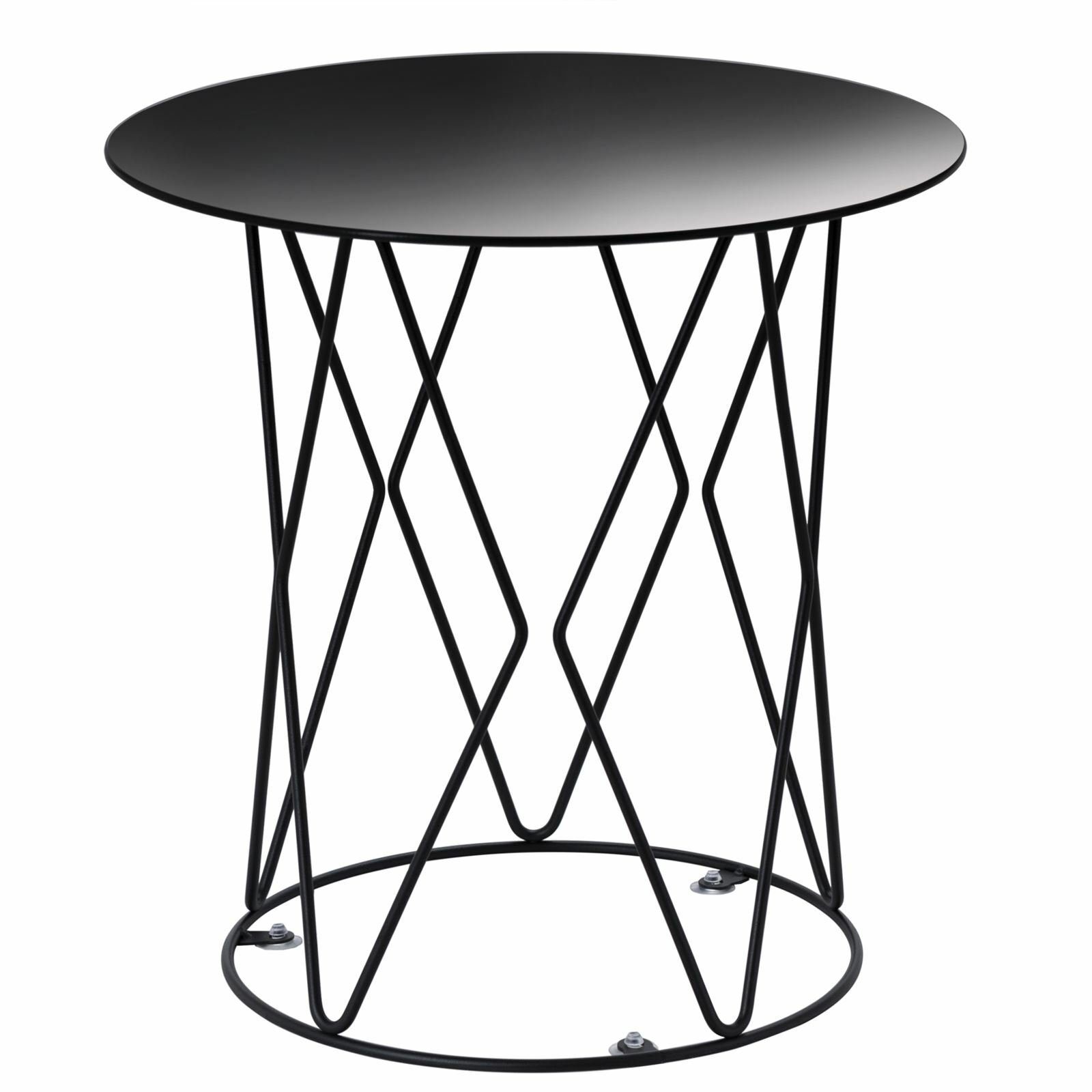 IDIMEX Beistelltisch MADESIS, Beistelltisch Glasplatte Wohnzimmertisch Sofatisch rund Metall in. € 49,95