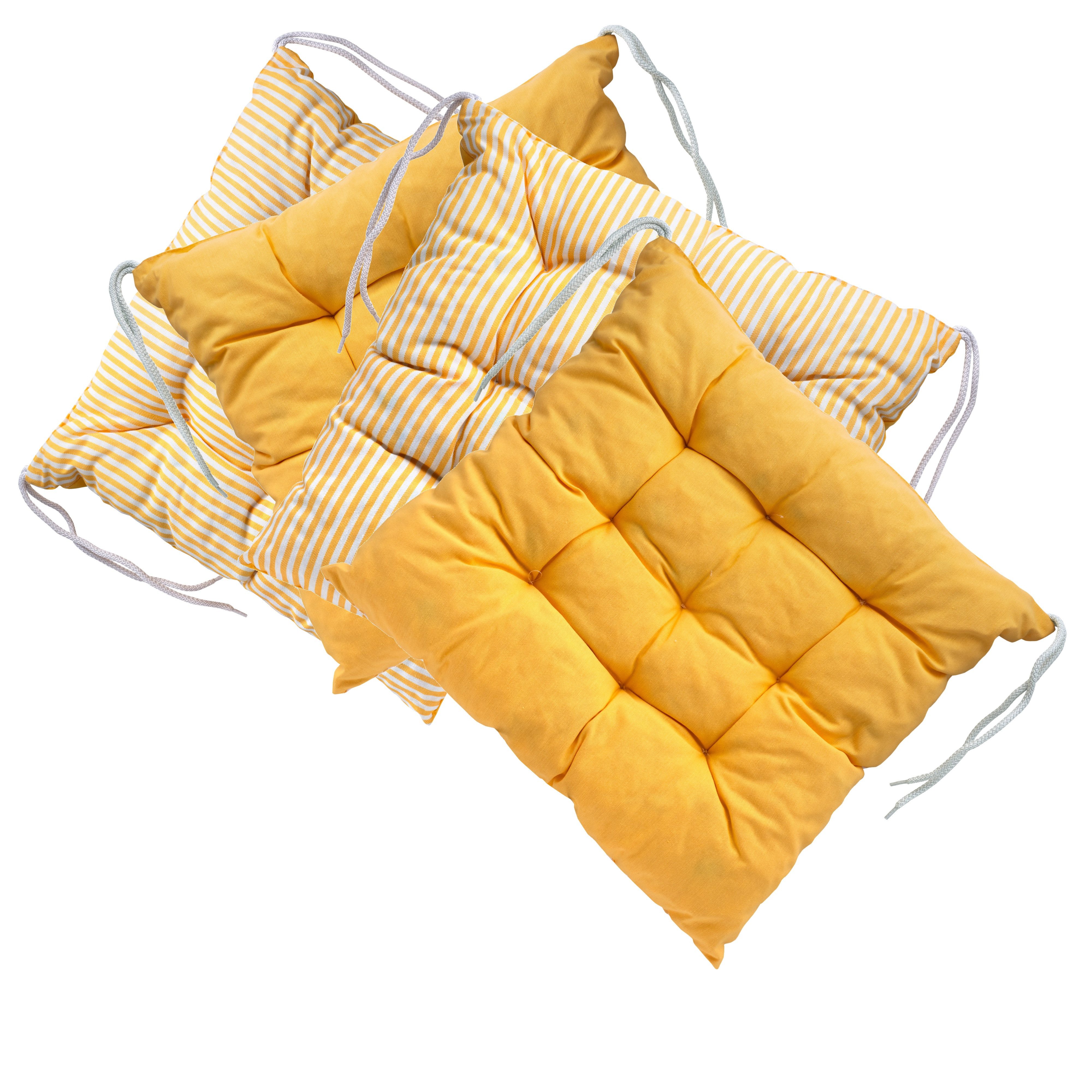 LILENO HOME Stuhlkissen - Wende Sitzkissen für Gartenstuhl oder Küchenstuhl günstig online kaufen